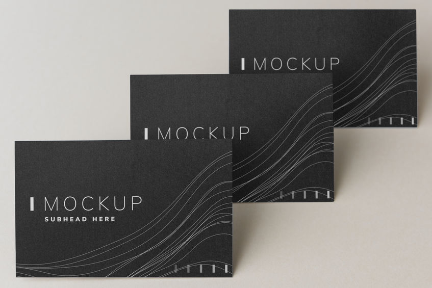 glossy or matte business card