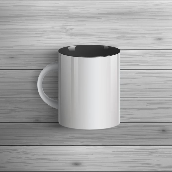 Blank cup for design