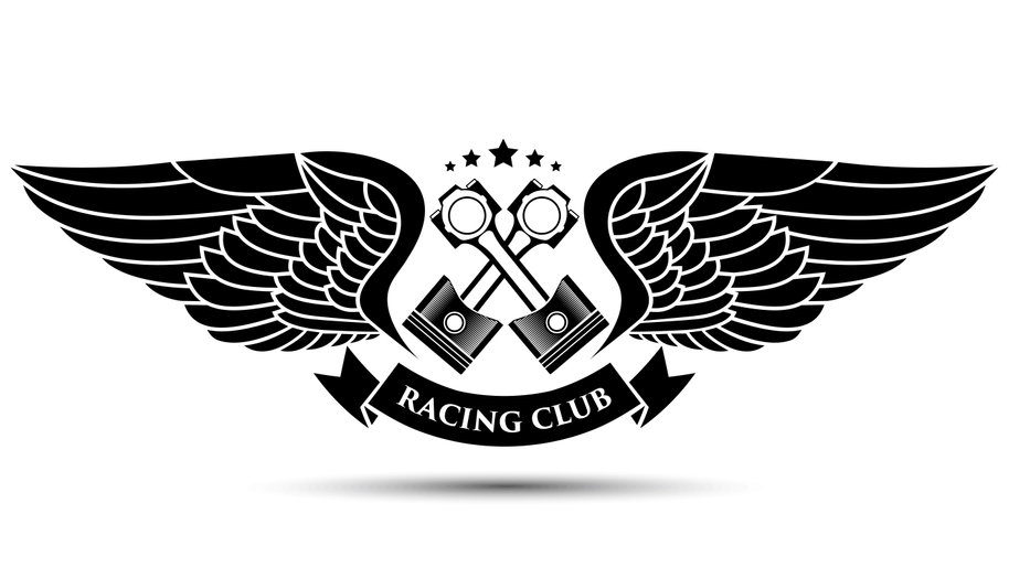 Symbol of a racing club custom banner
